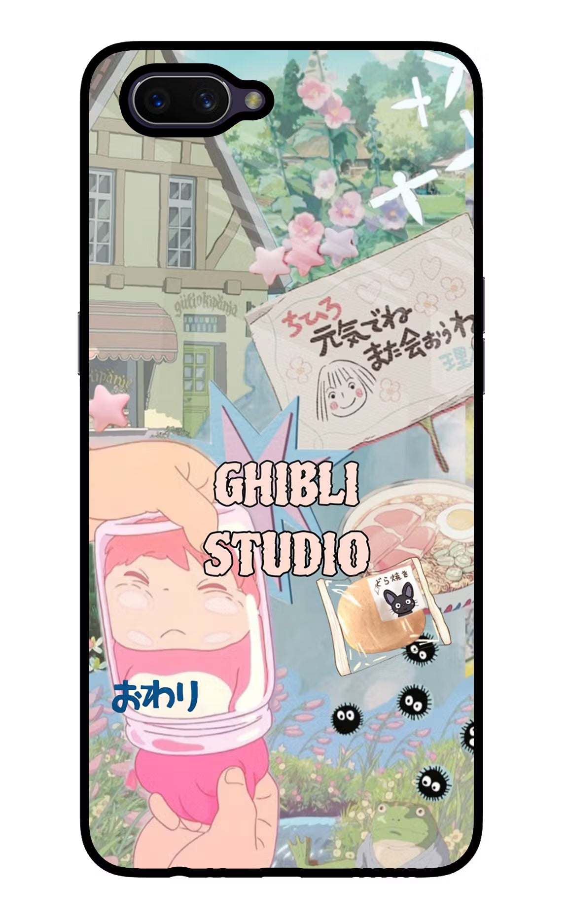 Studio Ghibli Oppo A3S Glass Case
