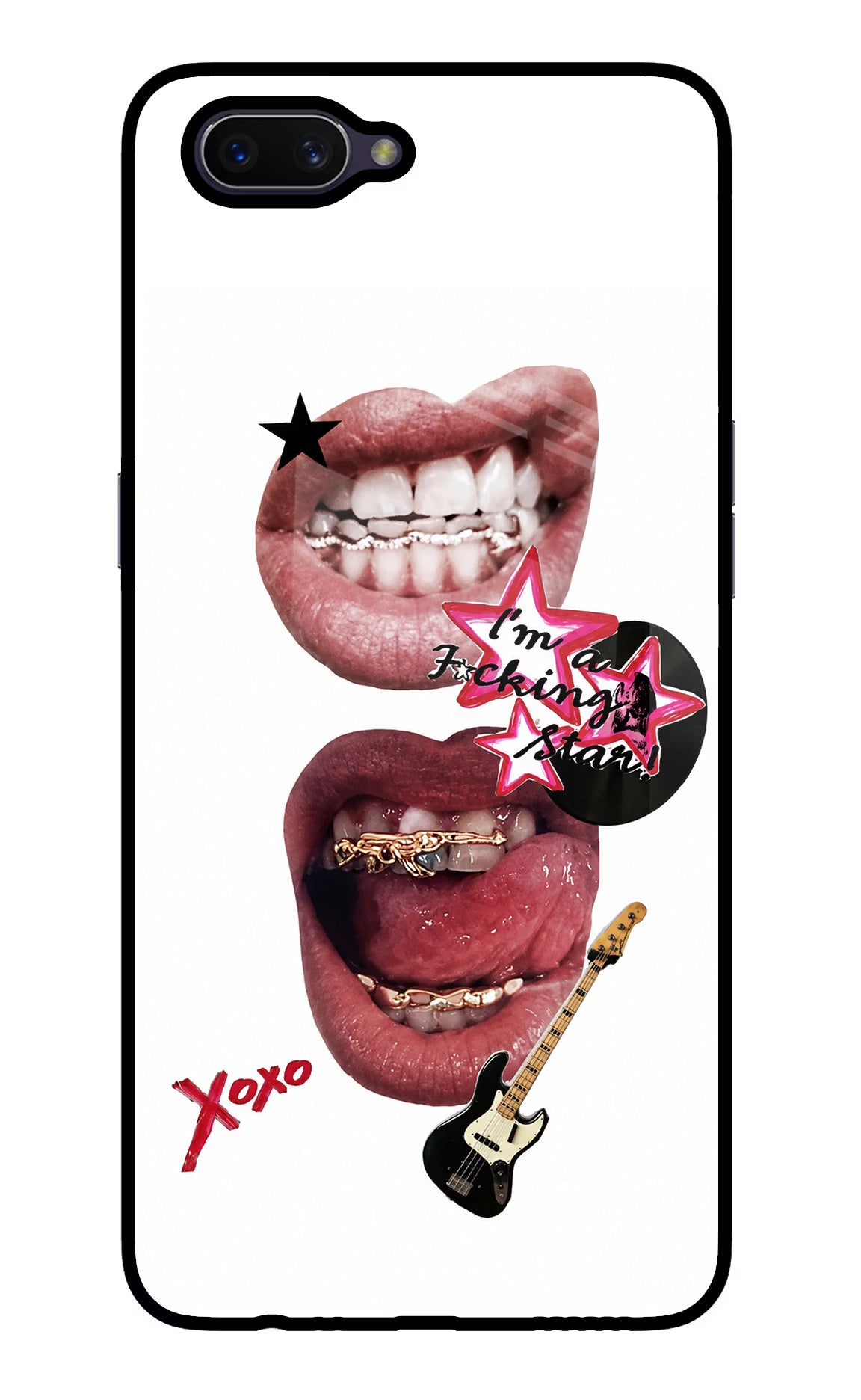 Rockstar Oppo A3S Glass Case