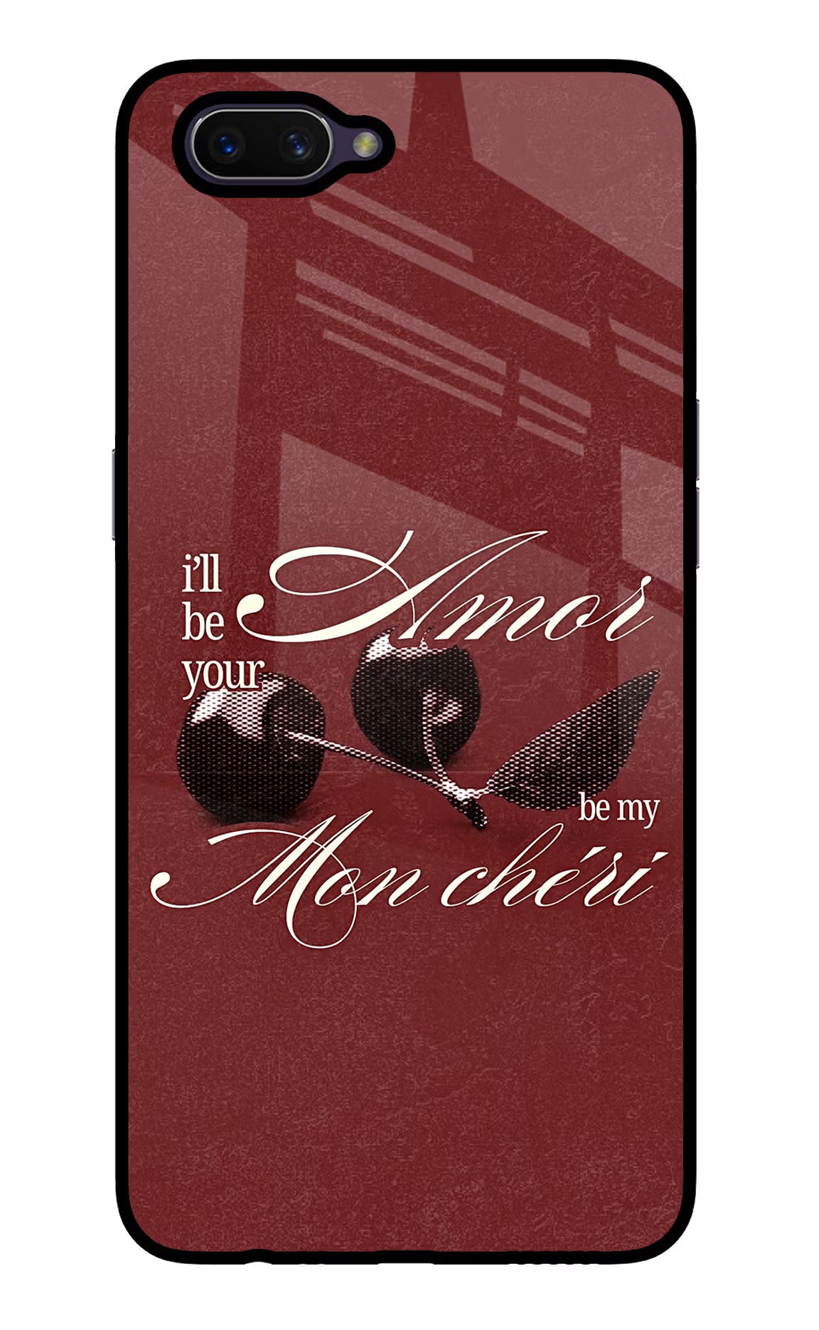 Velvet Cherry Oppo A3S Glass Case