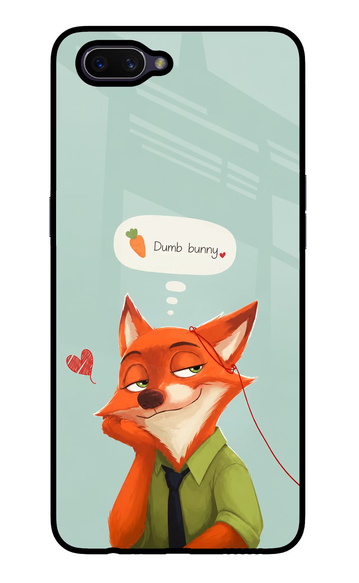 Nick Charm Oppo A3S Glass Case