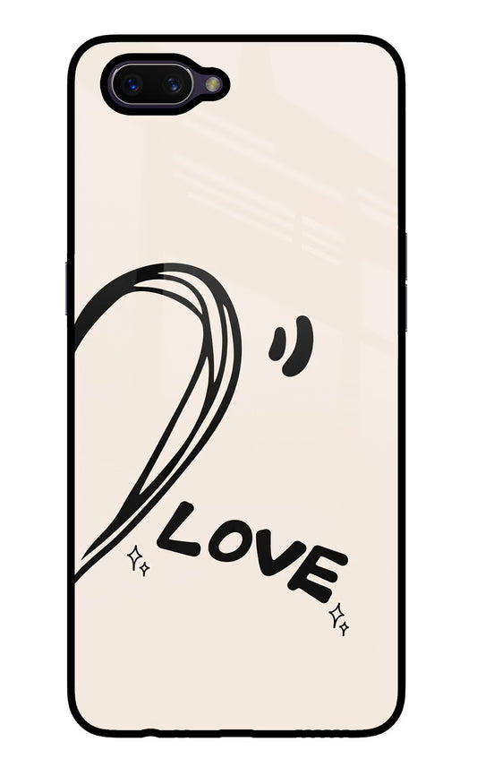 Soul Line Oppo A3S Glass Case