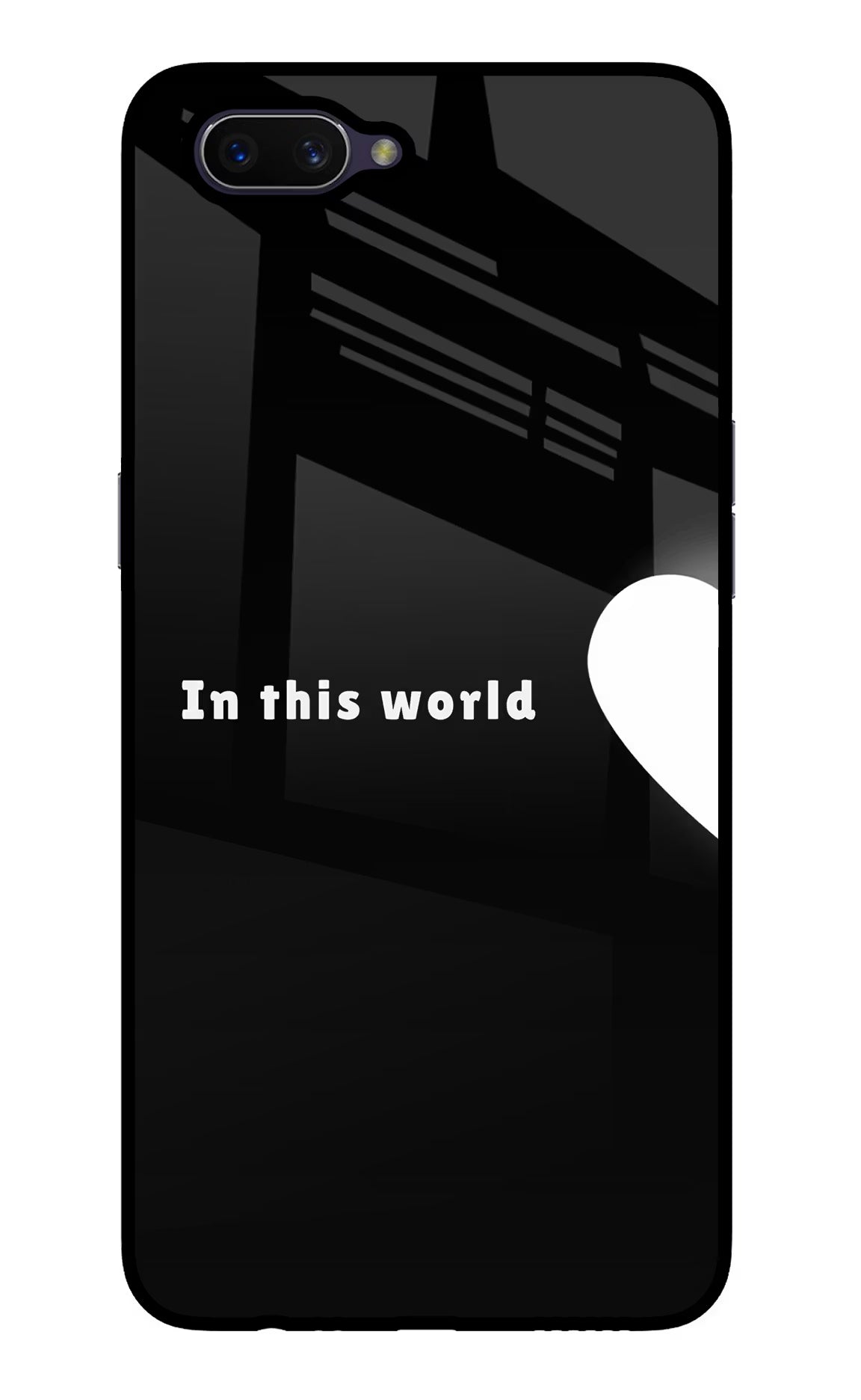This World Oppo A3S Glass Case