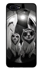 Hood Cats Oppo A3S Glass Case