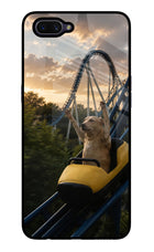 Rollercoaster Dog Oppo A3S Glass Case