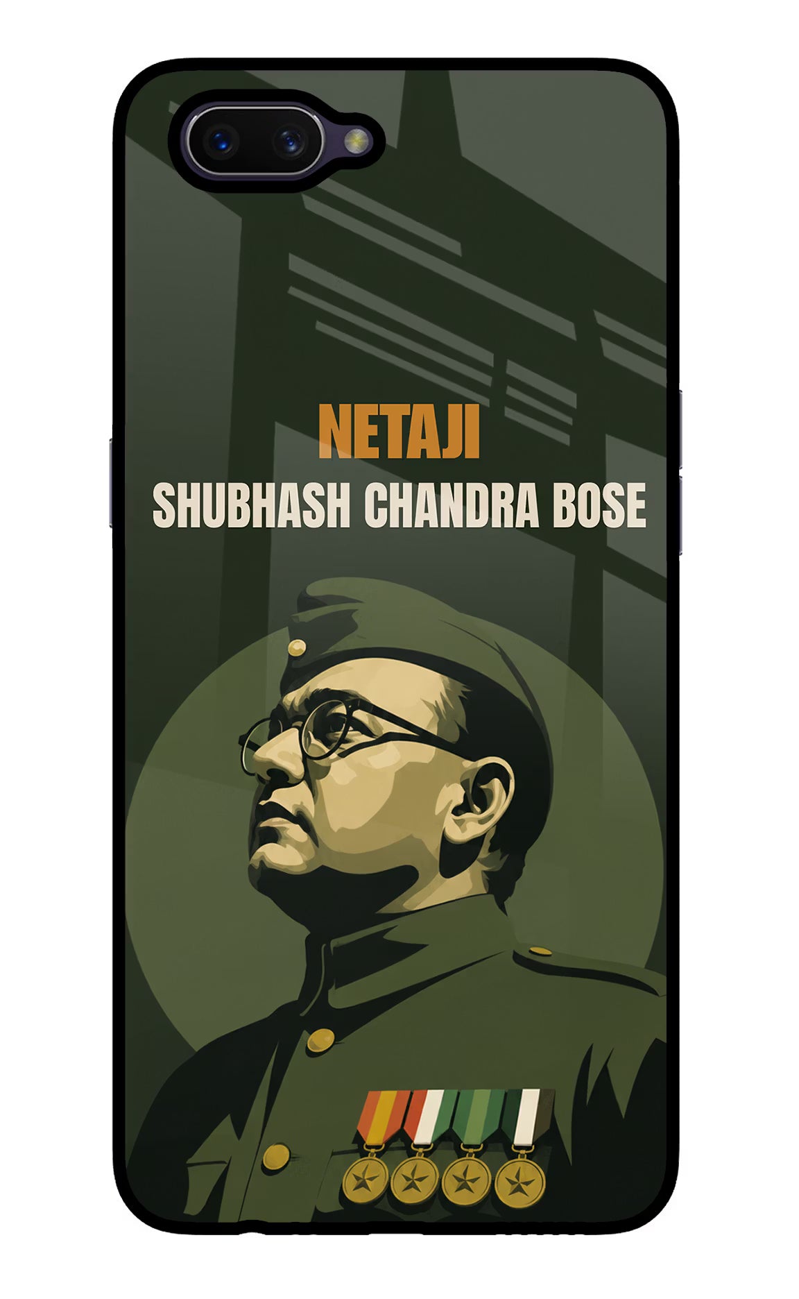 Netaji Legacy Oppo A3S Glass Case