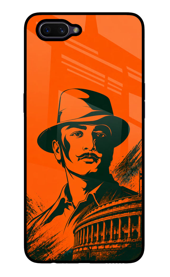 Bhagat Singh Legacy Oppo A3S Glass Case