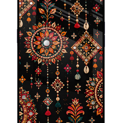 Boho Noir Oppo A3S Glass Case