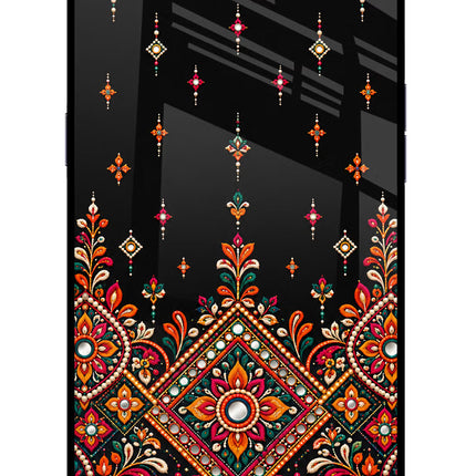 Noir Mehfil Oppo A3S Glass Case