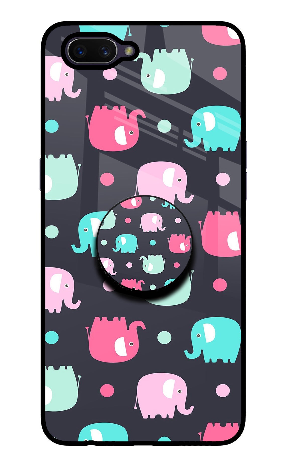 Baby Elephants Oppo A3S Pop Case