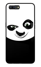 Panda Realme C1 Glass Case Back Cover by Casekaro