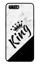 King Realme C1 Glass Case Back Cover by Casekaro