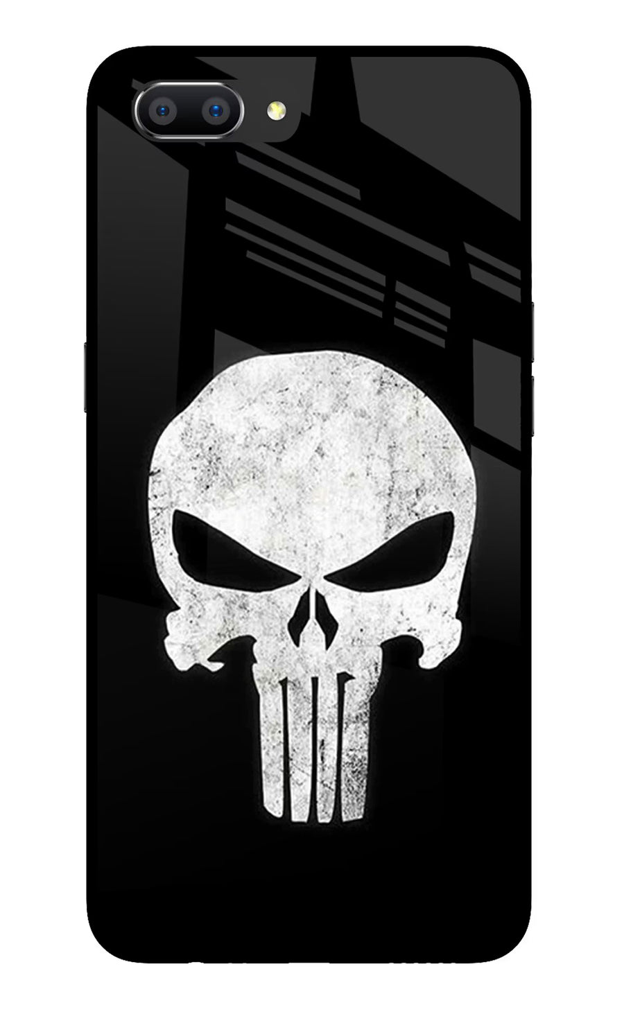 Punisher Skull Realme C1 Back Cover, Glass case