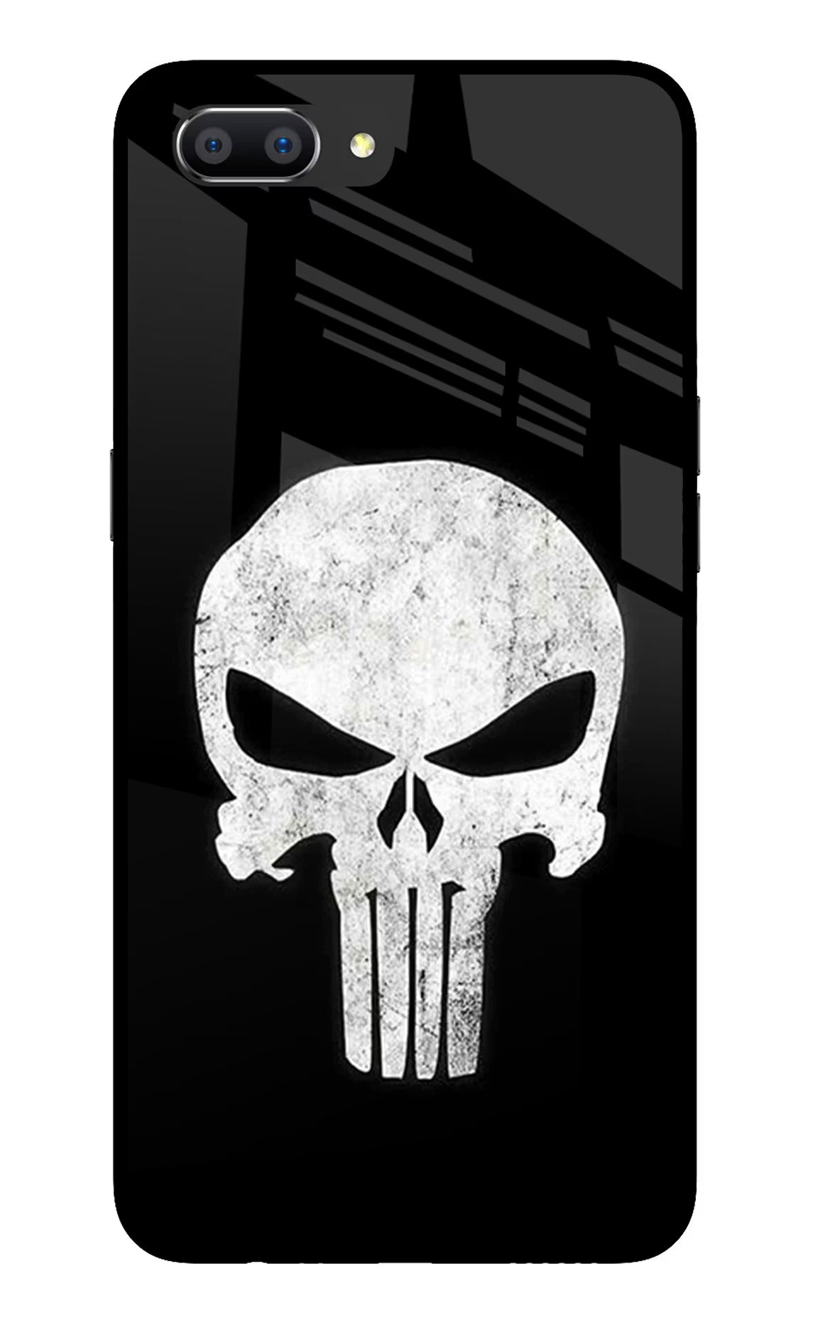 Punisher Skull Realme C1 Glass Case