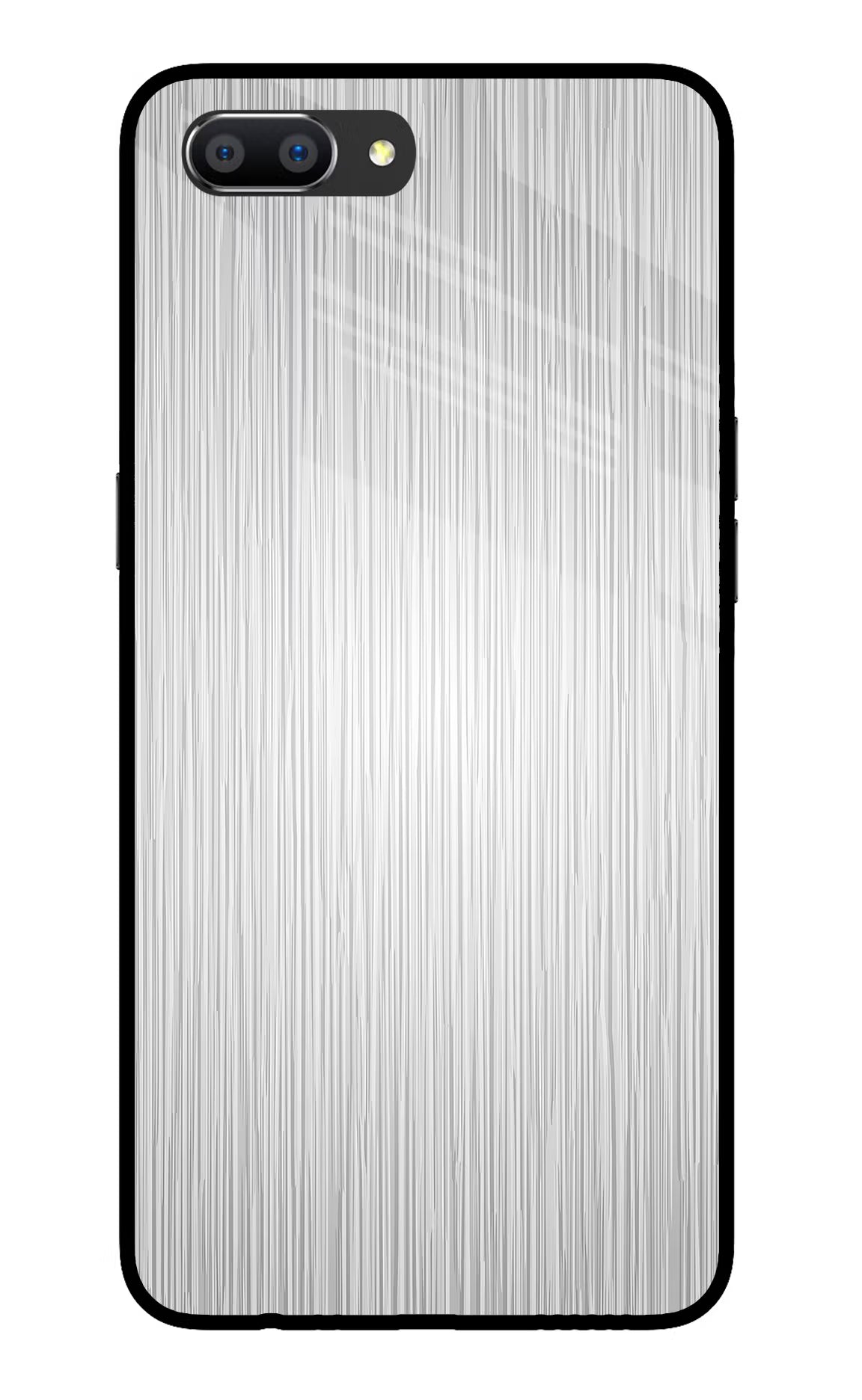 Wooden Grey Texture Realme C1 Glass Case