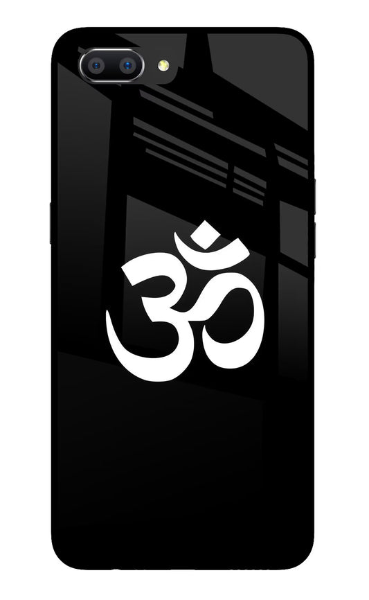 Om Realme C1 Glass Case Back Cover by Casekaro