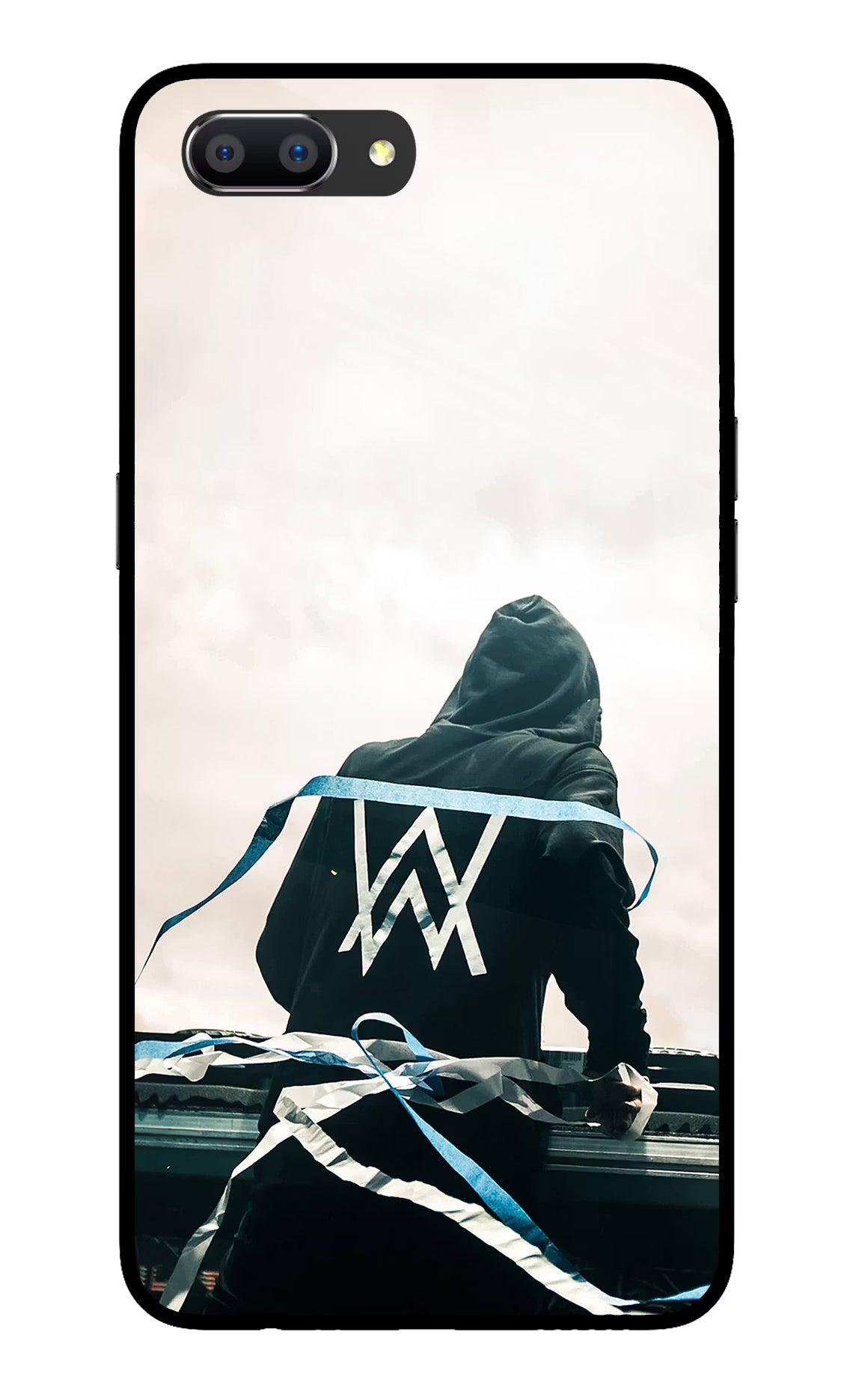 Alan Walker Realme C1 Glass Case