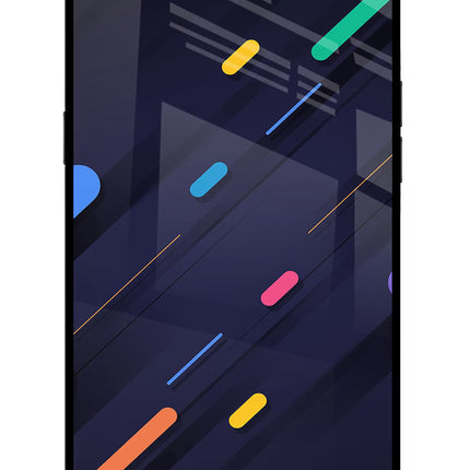 Abstract Design Realme C1 Glass Case Back Cover by Casekaro
