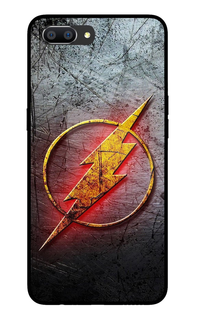 Flash Realme C1 Glass Case Back Cover by Casekaro