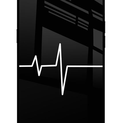 Heart Beats Realme C1 Glass Case Back Cover by Casekaro