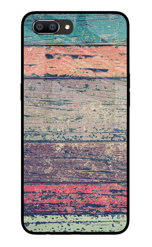 Colourful Wall Realme C1 Glass Case Back Cover by Casekaro