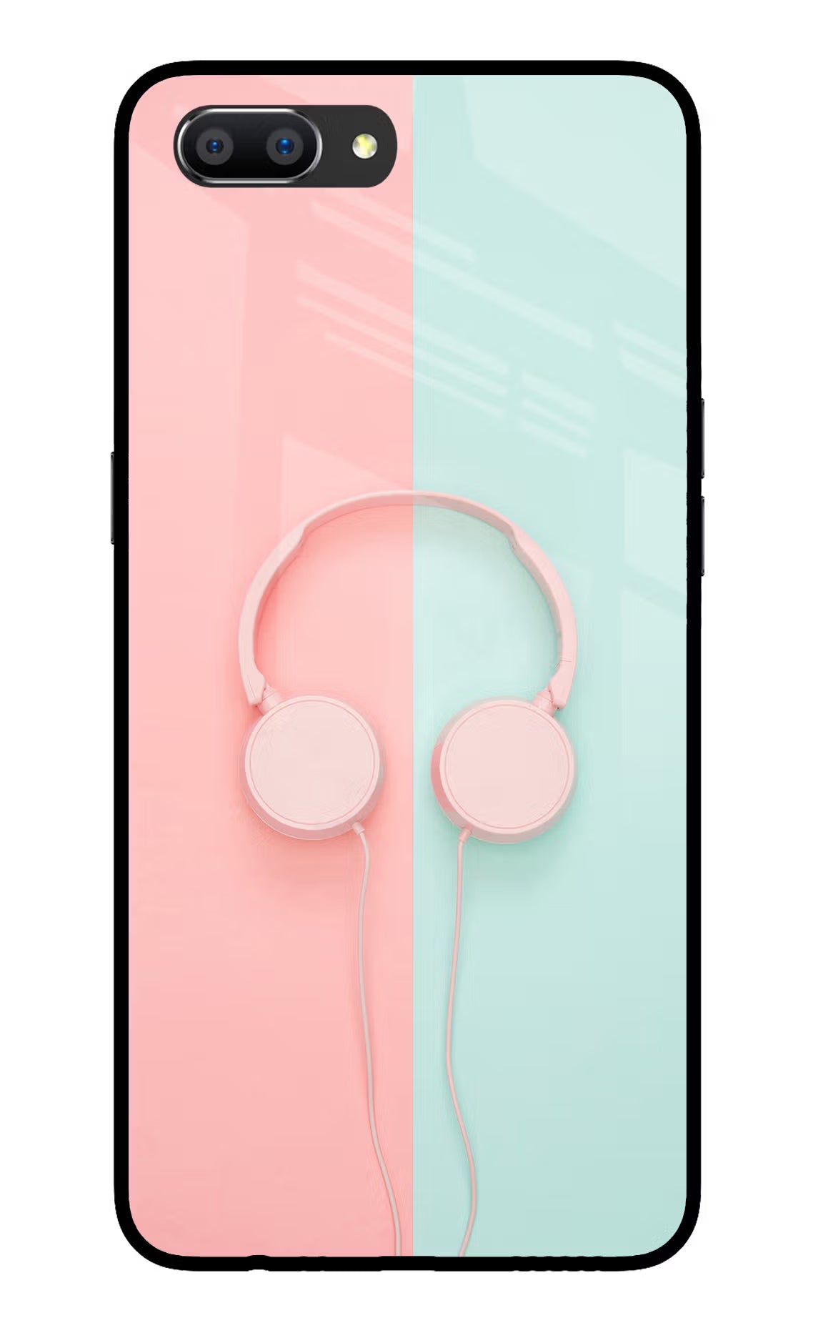 Music Lover Realme C1 Glass Case Back Cover by Casekaro