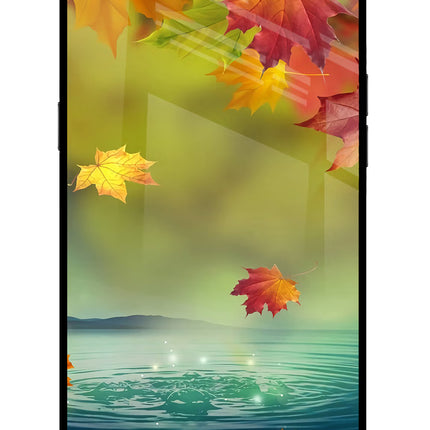 Flowers Realme C1 Glass Case Back Cover by Casekaro