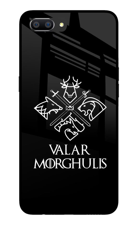 Valar Morghulis | Game Of Thrones Realme C1 Glass Case Back Cover by Casekaro