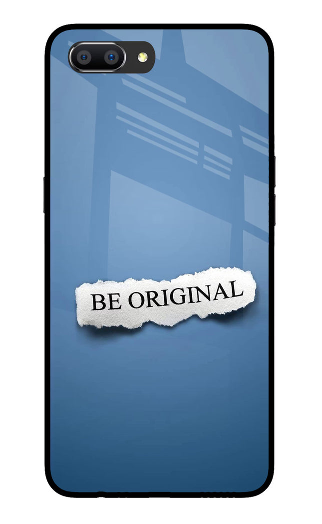 Be Original Realme C1 Glass Case Back Cover by Casekaro