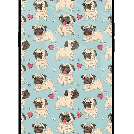 Pug Dog Realme C1 Glass Case Back Cover by Casekaro