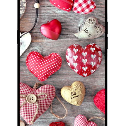 Love Wallpaper Realme C1 Glass Case Back Cover by Casekaro