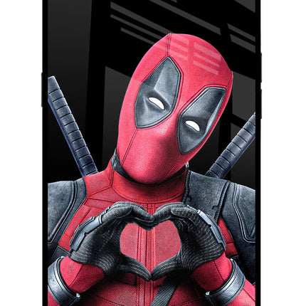 Deadpool Realme C1 Glass Case Back Cover by Casekaro