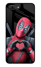 Deadpool Realme C1 Glass Case Back Cover by Casekaro
