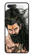 Mahadev Realme C1 Glass Case Back Cover by Casekaro