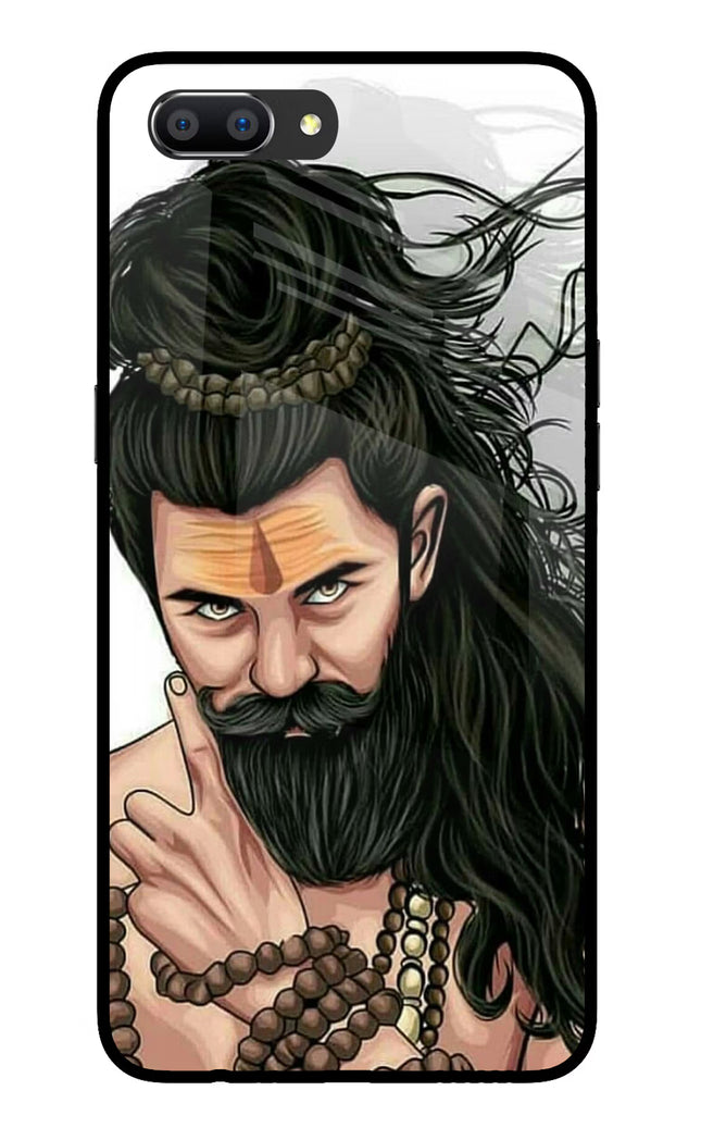 Mahadev Realme C1 Glass Case Back Cover by Casekaro