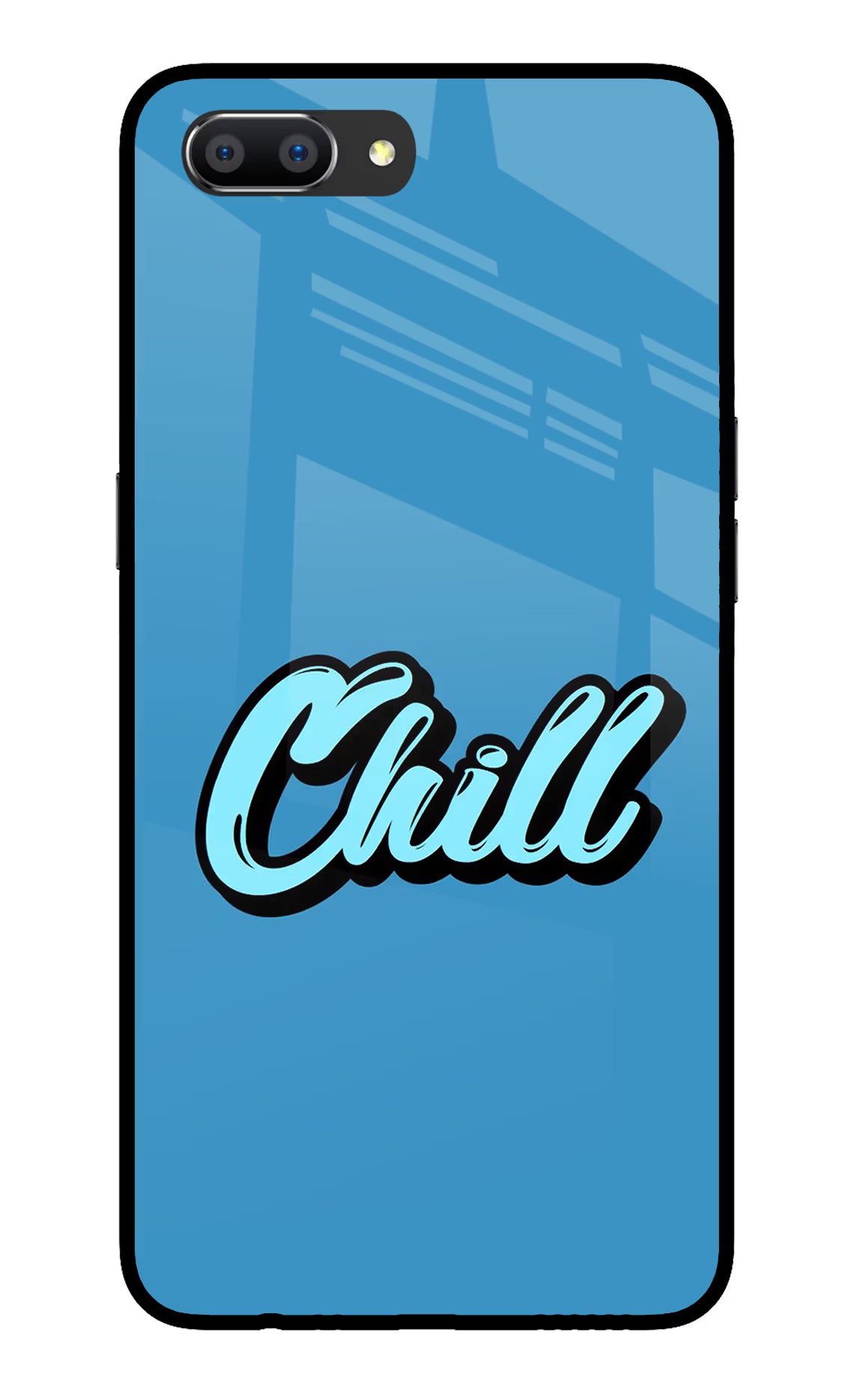 Chill Realme C1 Glass Case Back Cover by Casekaro