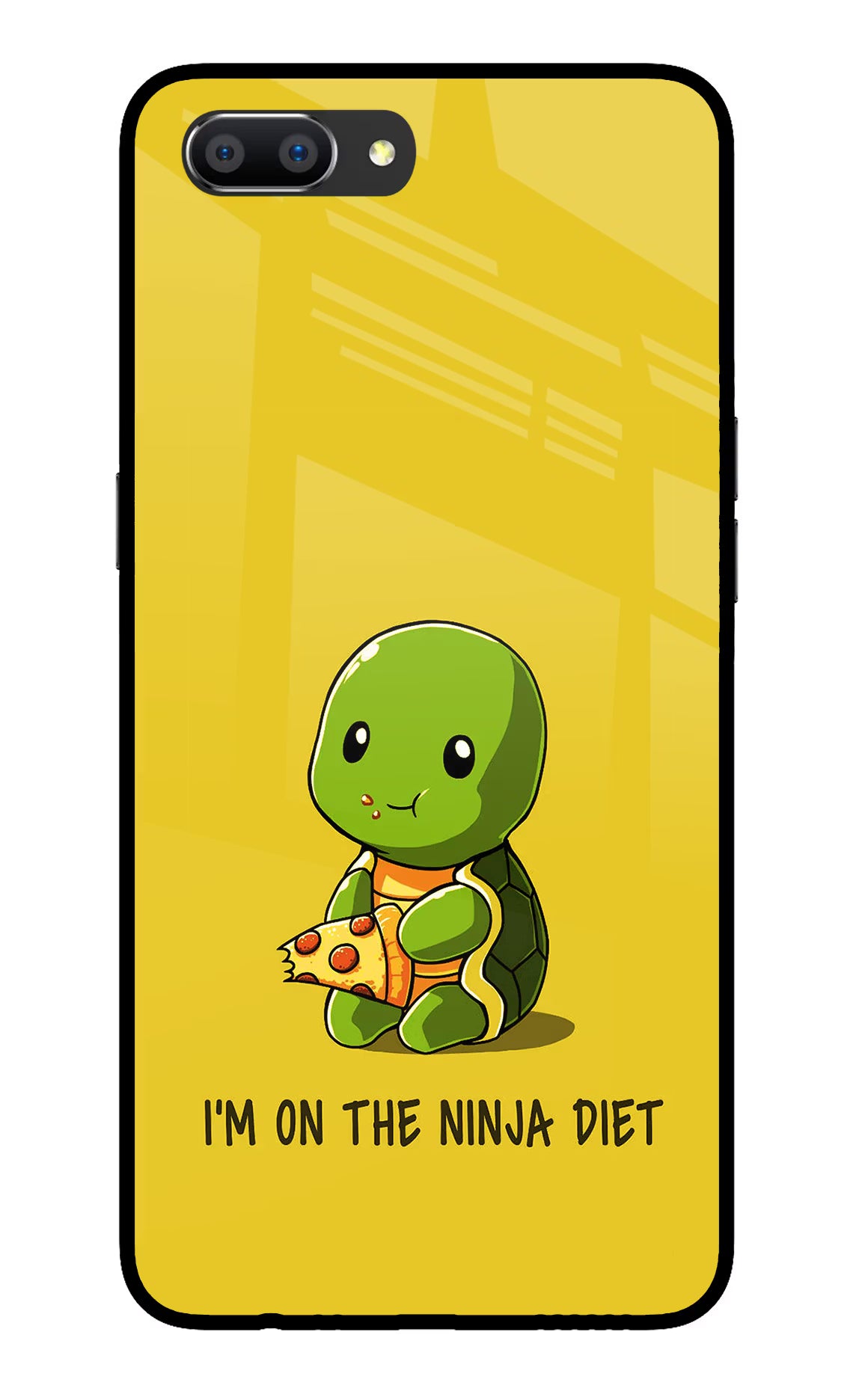I'm on Ninja Diet Realme C1 Glass Case
