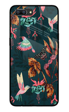 Birds Realme C1 Glass Case Back Cover by Casekaro