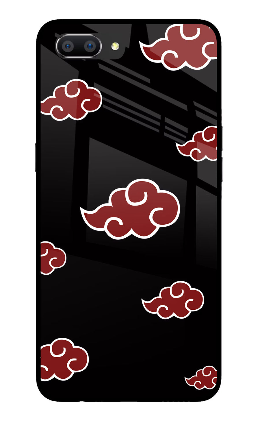 Akatsuki Realme C1 Back Cover, Glass case