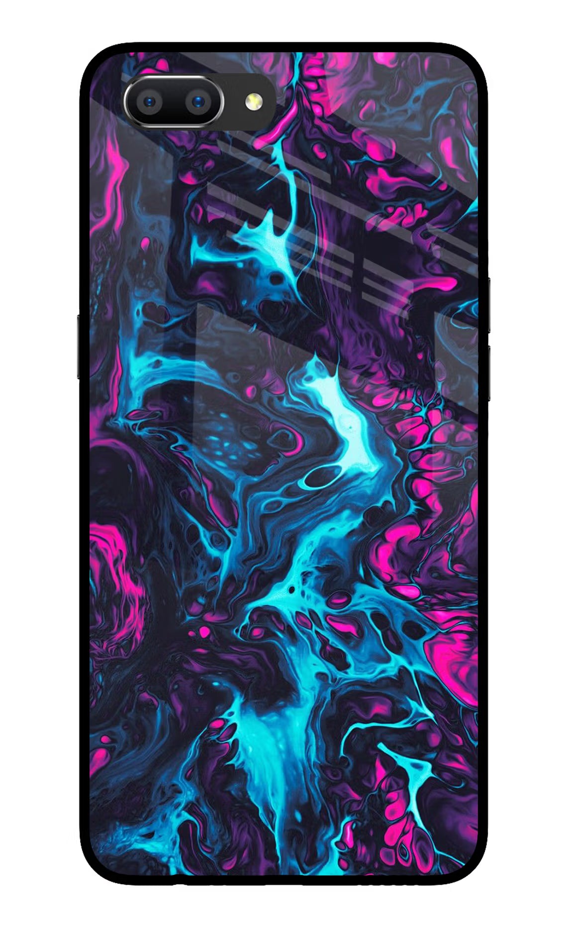 Abstract Realme C1 Glass Case