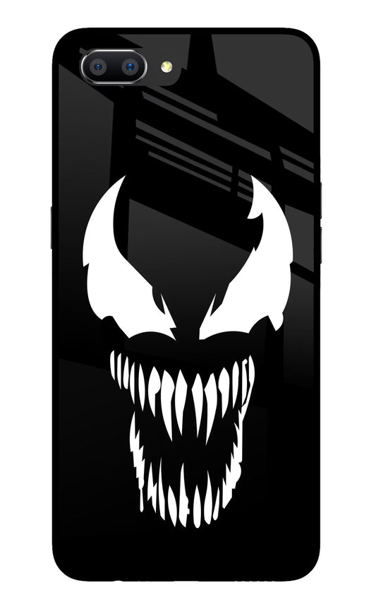 Venom Realme C1 Glass Case Back Cover by Casekaro