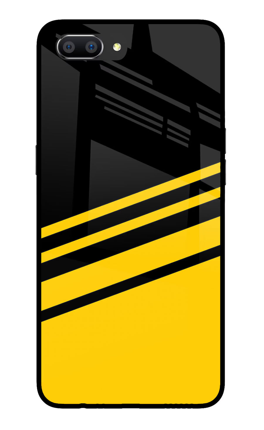 Yellow Shades Realme C1 Back Cover, Glass case