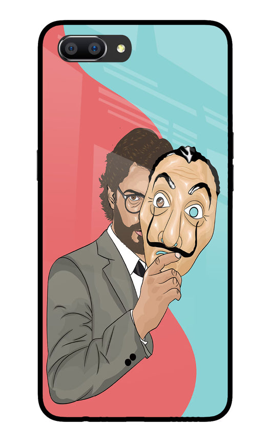 Professor Realme C1 Glass Case Back Cover by Casekaro