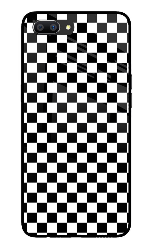 Chess Board Realme C1 Glass Case Back Cover by Casekaro