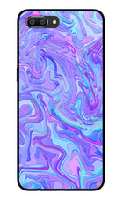 Glitter Realme C1 Glass Case Back Cover by Casekaro