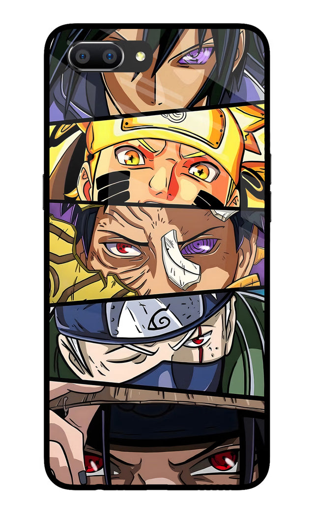 Naruto Character Realme C1 Glass Case Back Cover by Casekaro