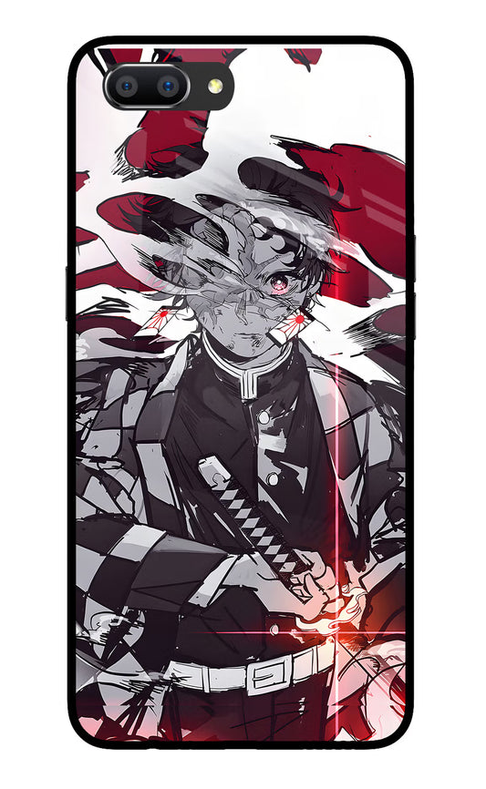 Demon Slayer Realme C1 Glass Case Back Cover by Casekaro