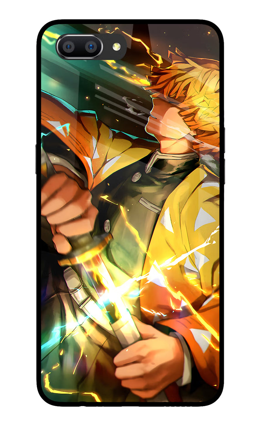 Demon Slayer Realme C1 Back Cover, Glass case