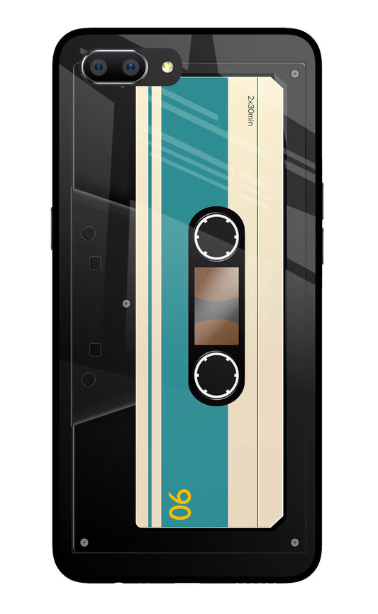 Cassette Realme C1 Glass Case Back Cover by Casekaro