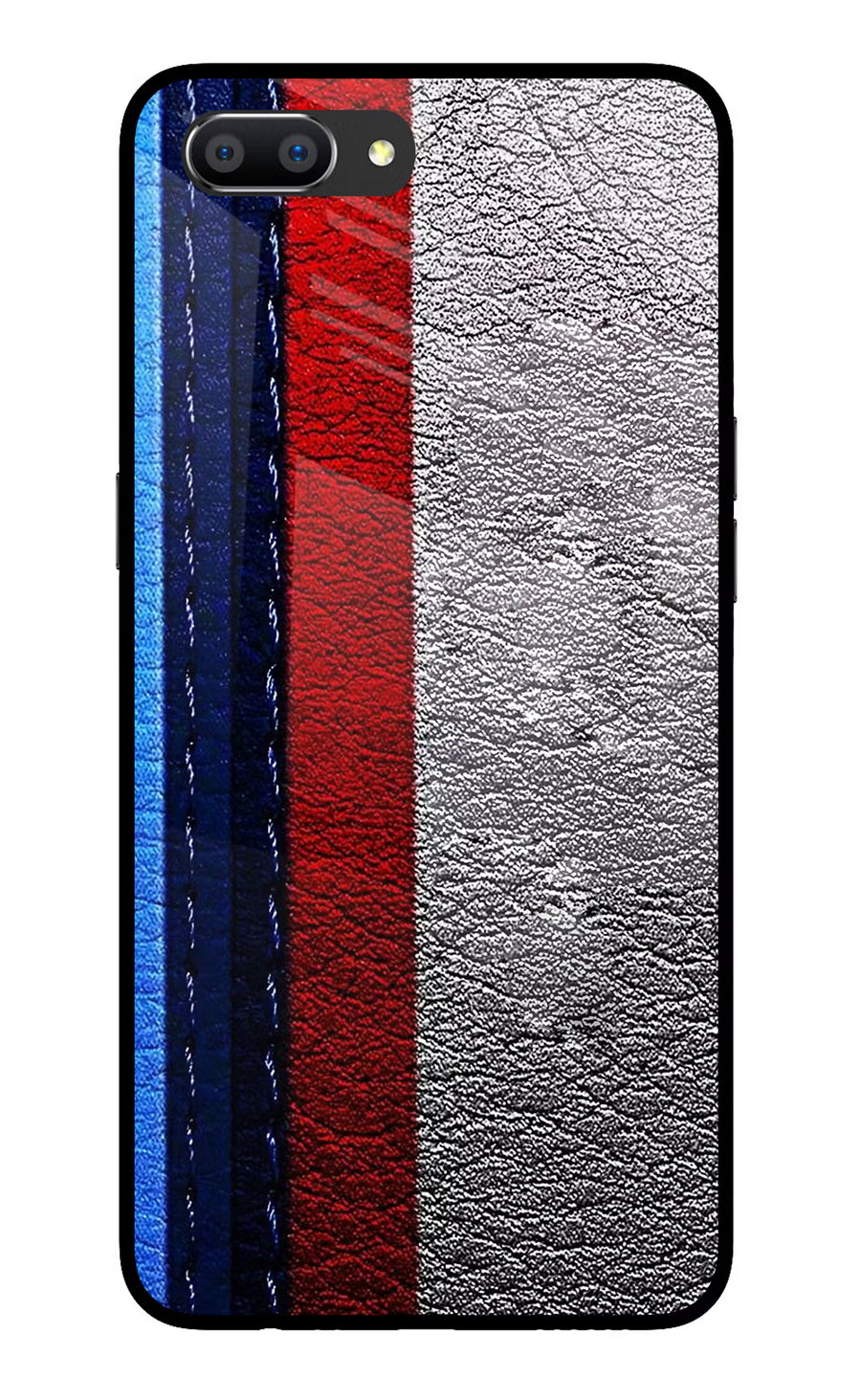 BMW Stripes Realme C1 Back Cover, Glass case