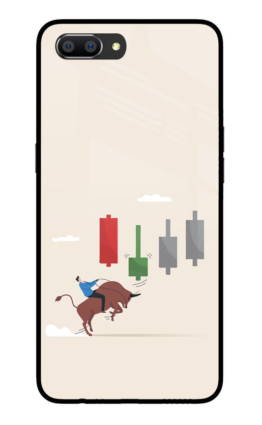 Bull Trading Momentum Realme C1 Glass Case